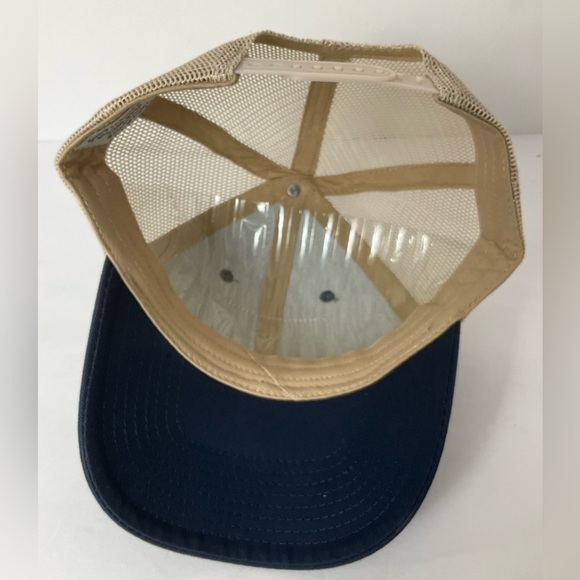 Sun Product Unisex Navy/Tan Logo Patch "Cajun Encounter" Trucker Hat Adjustable - Picture 4 of 7